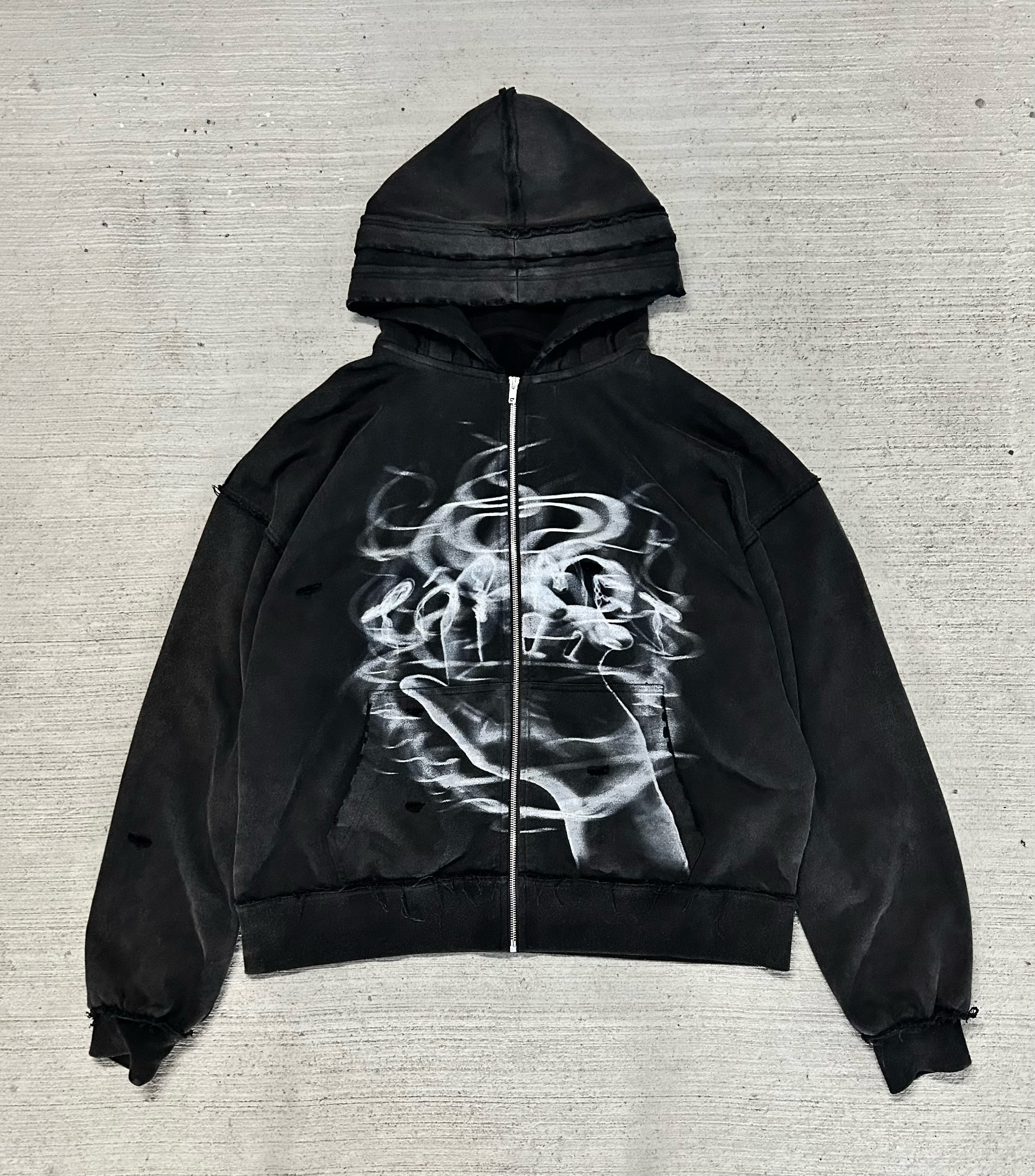 Double Hood Smoke Zip